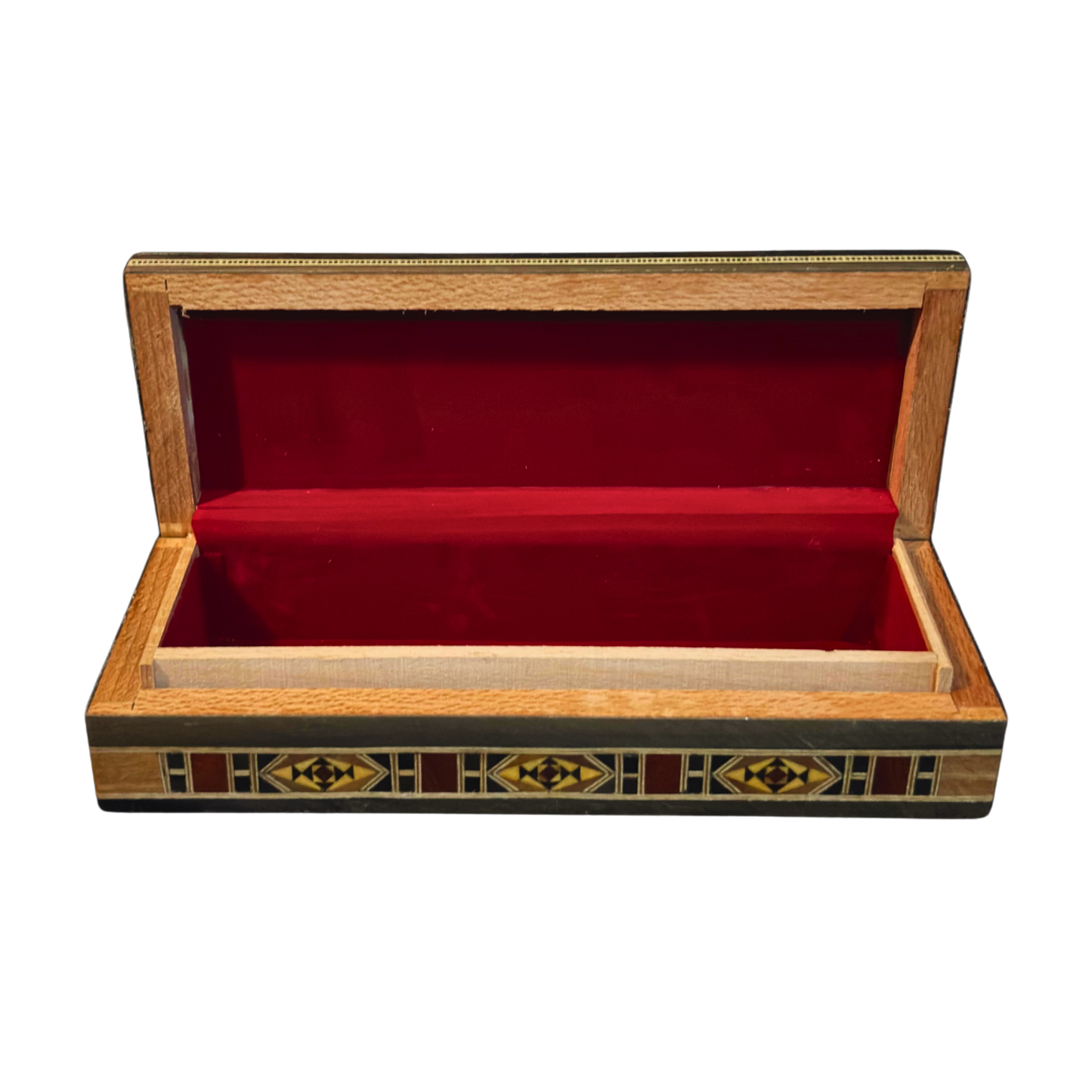 Scatola Damascena per Gioielli, Penne e Rosario – Fatto a Mano con Madreperla