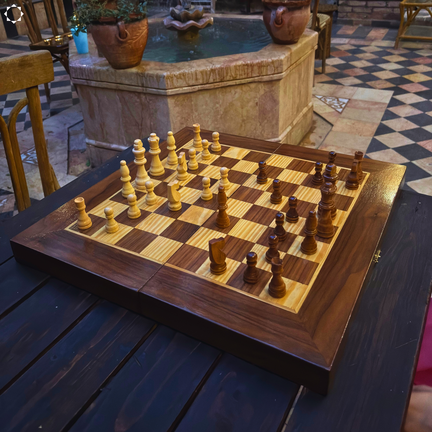 Set di Pezzi di Scacchi in Legno – Design Classico ed Elegante