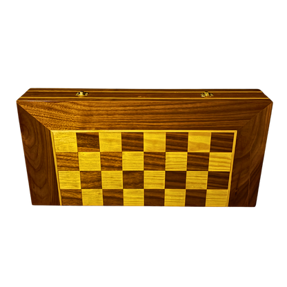 Table Damasquinée d’Échecs et de Backgammon Faite à la Main par Gaby Al Dayeh – Design Classique